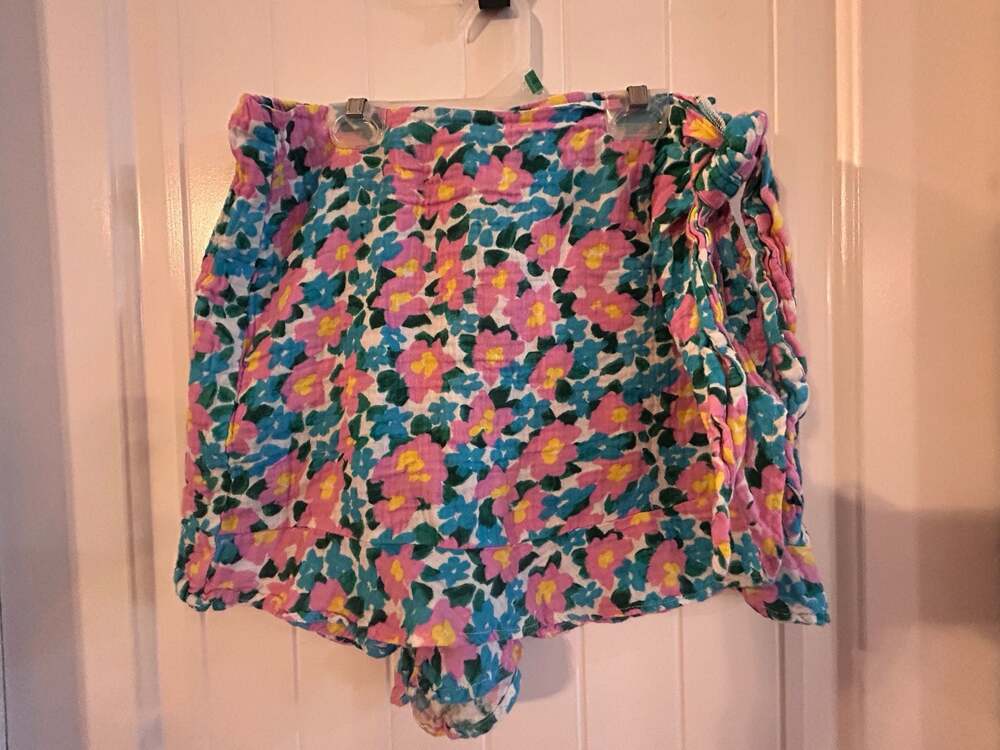 Show Me Your Mumu Valley Skort in Peachy Blue Floral